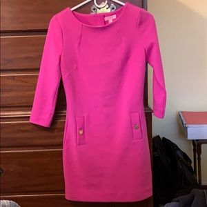 Lilly Pulitzer pink boatneck dress